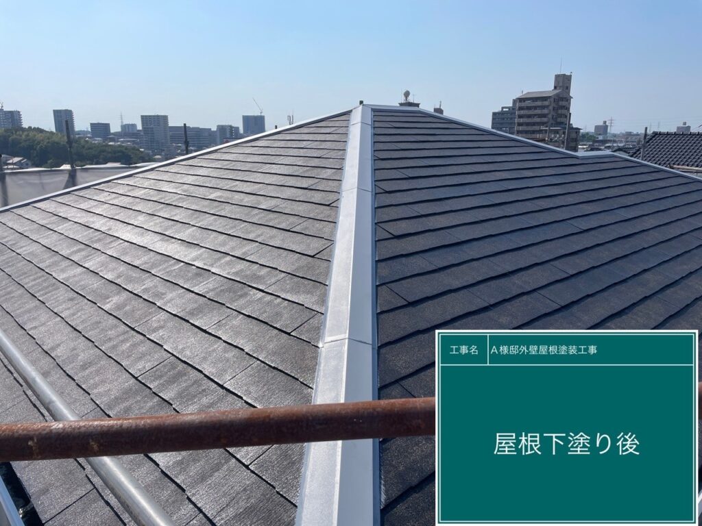 下塗り後です。